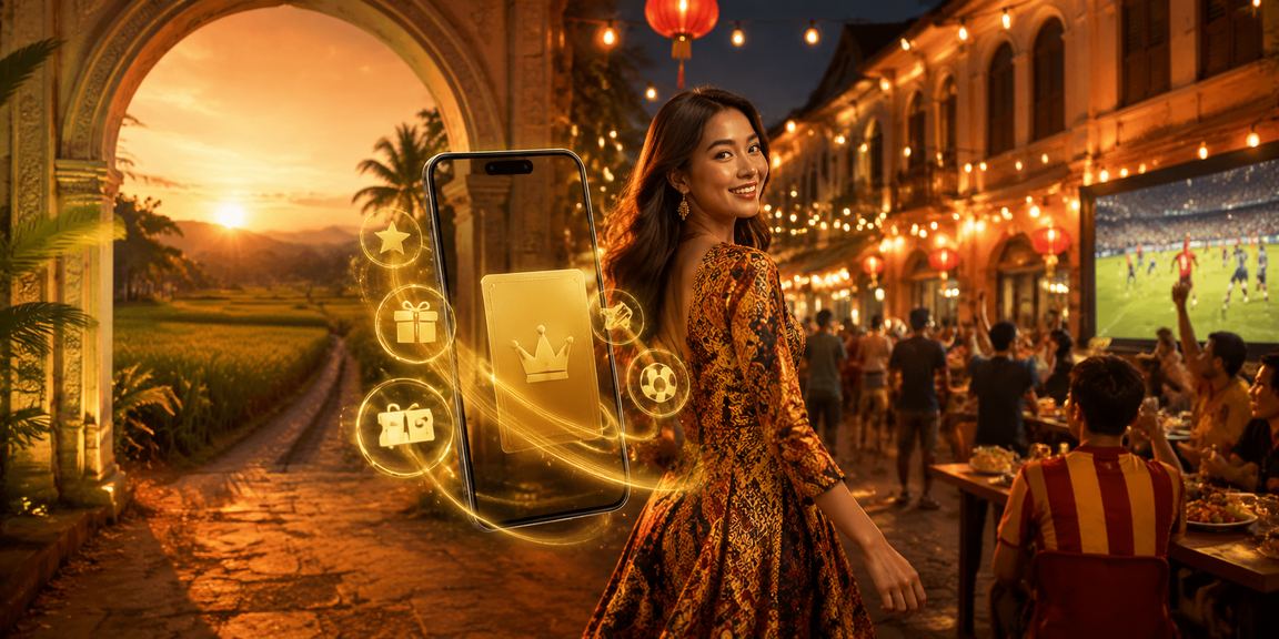 Pengguna VIP menikmati bonus pertaruhan dengan tema batik di Kedah